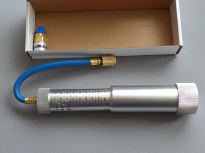 Calibrated Refill Ball Injector Oil Fabric UV Medium Air Conditioner Adapter R134a