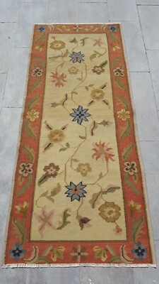 Antique Long Scandinavian Rug Handmade Kilim Carpet Rug Tropical Gargen Rug Xo