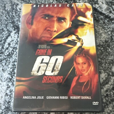 Gone in 60 Seconds DVD 2000 NICOLAS CAGE ANGELINA JOLIE
