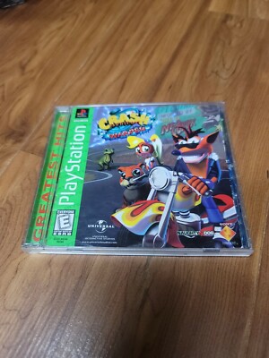 Crash Bandicoot Warped Sony Playstation PS1 Video Game Complete