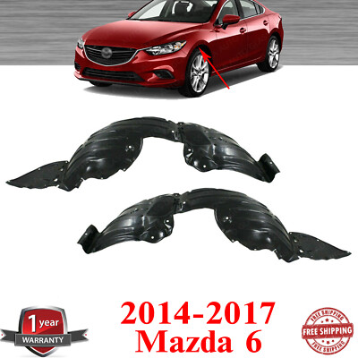 Front Right Inner Fender Liner For 2014-2017 Mazda 6 – Black, AM Autoparts MA1249143