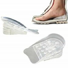 Ascenseur de Talon Silicone Semelle Plantaire 3.5 CM Invisible Éleve Chaussures