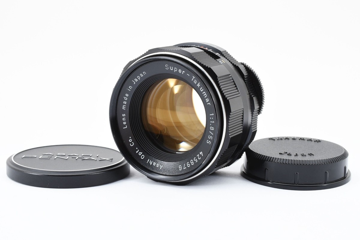 Excellent+ Super-Takumat 55mm F/1.8 StandardMF Lens From Japan