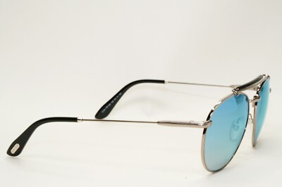 も*も様 トムフォード Colin TF338 28W Tom Ford Sunglasses Colin Blue Mirror Silver Small Metal Pilot TF