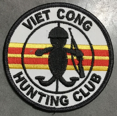 Army Navy Marine Corp Viet Cong Hunting Club patch