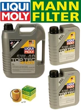 Oil Change Kit w/LiquiMoly TopTec 5W-40 + MANN Filter HU816x compatibility below