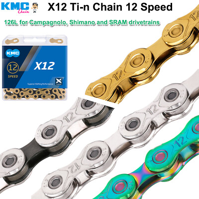 KMC X12 Chain 126L 12 Speed for Shimano SRAM Campagnolo Mountain Bike Road  MTB