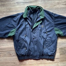 Vintage 90s UPS United Parcel Service Jacket Size XXL Trademark Sportswear Blue