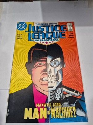 Justice League International #12 (1987) 1st Appearance of Ice/Cover Maxwell Lord
