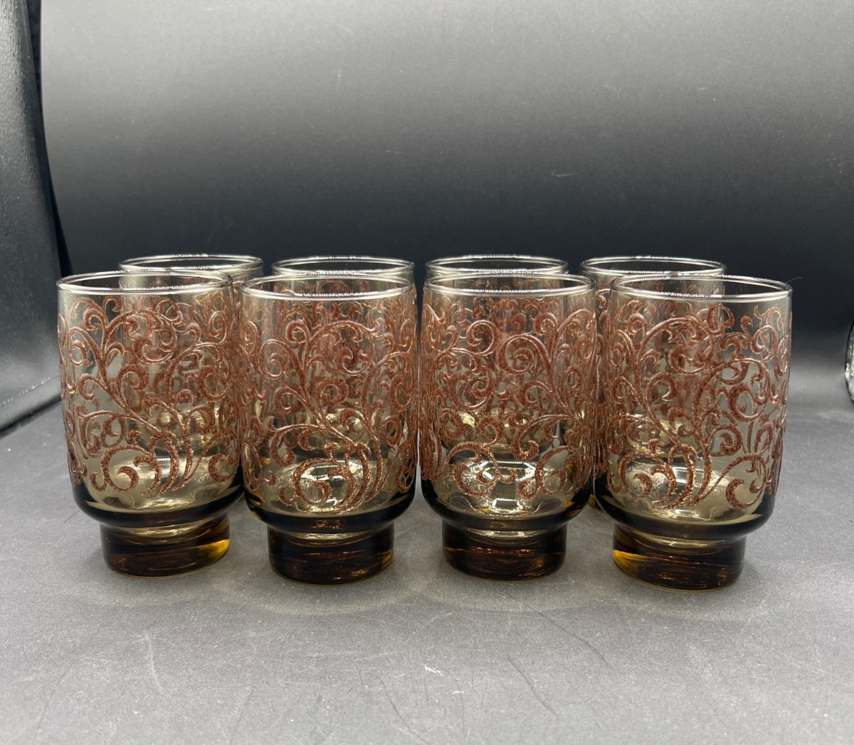 Vintage Libby Prado tea/water glasses 4 3/4 in set of 8