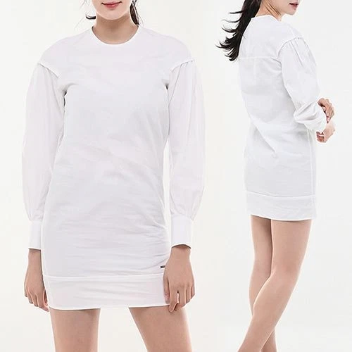 Dsquared2 Abito lungo girocollo (bianco) 139300599