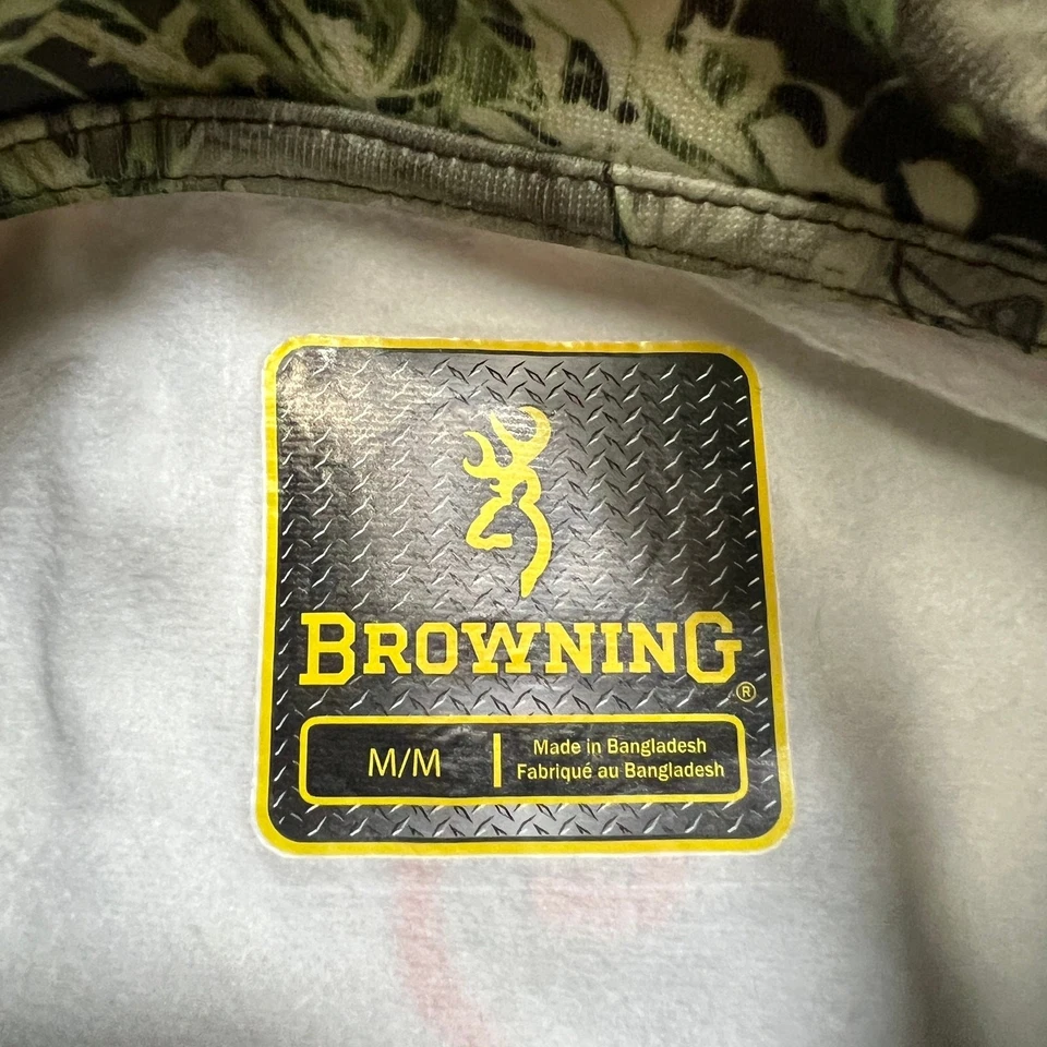 Browning Hells Canyon Base Layer Midweight BL Mock Top Size Medium NWT Camo - Image 4 of 4