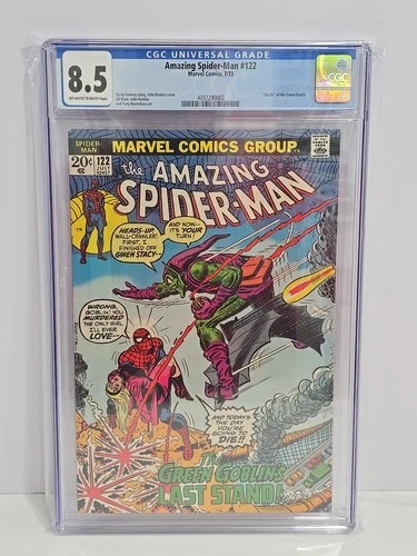 Amazing Spider-Man # 122 CGC 8.5 Death of the Green Goblin Marvel Comics 1973