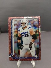  2025 Topps Chrome Quenton Nelson  #144 Leather Refractor Indianapolis Colts