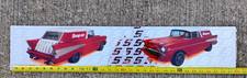 Snap On Tools Vintage 57 Nomads Sign New Old Stock 32x6 Glo-mad