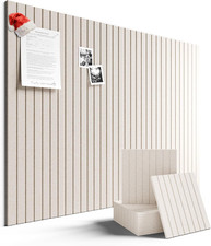 Large Felt Bulletin Board 48" x 36" Cork Board Alternative-12 Pack with 70 Safe