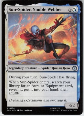 Sun-Spider, Nimble Webber 154 Marvel's Spider-Man U