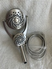 Delta 5-Setting HydroRain 2-in-1 Dual Shower Head w/ Proclean Brushed Nickel