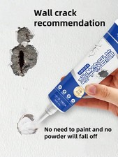 White Wall Repair Putty Filler 1PC, Nail Hole Filler, Wall Crack Repair, Home Us