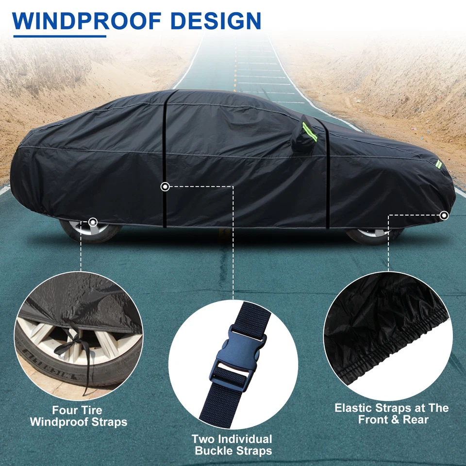 Fit for Nissan Maxima Car Cover Thickened PEVA+Soft Liner Waterproof Foto 3 de 4