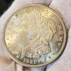 * 1921 * BU MS++ LIGHTLY TONED SUPERB ALL ORIGINAL MORGAN SILVER DOLLAR #W23