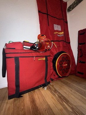 Retrotec Model 6000 Blower Door System DM32 SmartCloth Fan Drive Complete Kit