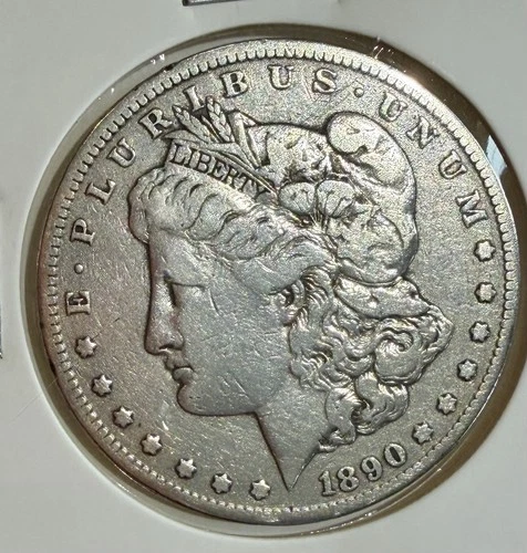 1890-CC Morgan Silver Dollar XF Extra Fine Better Date Carson City
