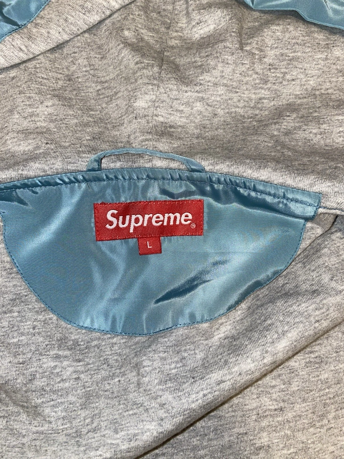 Giacca da allenatore Supreme con cappuccio logo verticale S S 17