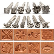 Leder Stanzen Kit Metall Punch Werkzeug Ton Keramik Stempel Wachs Leder Handwerk