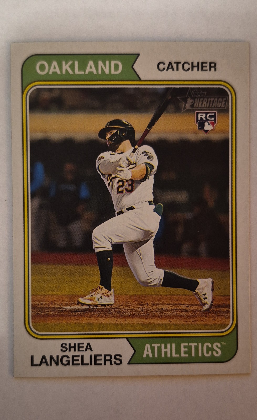 2023 Topps Heritage - Shea Langeliers #190 (RC)
