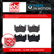 Brake Pads Set fits PORSCHE CAYENNE 9PA 4.5 Rear 02 to 07 95535293900 Febi New