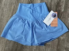 70 X Gottex Womens Blue Athletic Tennis Golf Pull On Skirt Skort Size Small