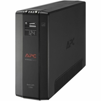 APC Back-UPS 1350 Compact Tower 1350VA 120V AVR LCD 10 NEMA outlets 5 surge