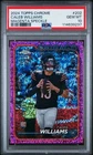 2024 Topps Chrome Caleb Williams #202 Magenta Speckle /399 (RC) PSA 10  GEM MINT