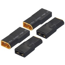 4pcs XT60 Male to Female Connector Adapter for RC, RC LiPo Battery Converter