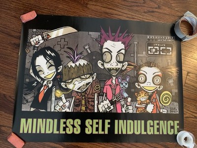 mindless self indulgence promo poster RARE NEW NM | eBay