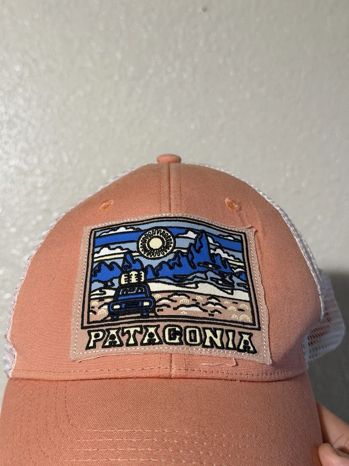 Gorra Patagonia Summit Road LoPro Trucker Rosa Salmón Foto 2 de 4