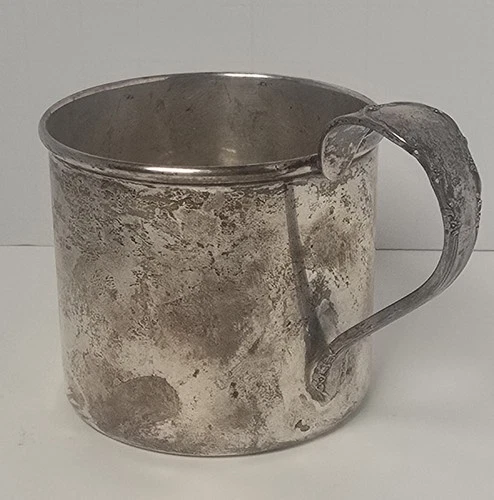 Vintage Lunt Sterling Silver Baby Cup #575-V No Monogram 55.3 Grams