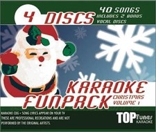 Top Tunes Karaoke CDG Christmas Fun Pack TTFP-15 16