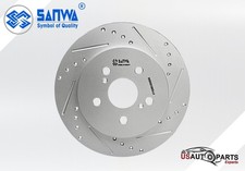 REAR LH BRAKE ROTOR SOLID & GEOMET COATED D&S 259 mm For Toyota Prius 2016-2022