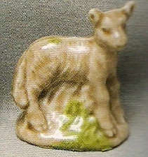 WADE LAMB, WHIMSIES SET 6, 1975 WITH ORGINAL PICTURE BOX