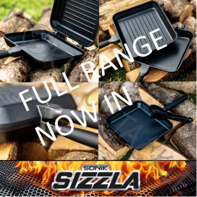 Sonik Sizzla MULTI PAN Full Range Toaster Braten Grill Karpfenangeln Camping