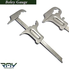 Dental Boley Gauge Vernier Teeth Measuring Caliper Orthodontic Lab Instruments