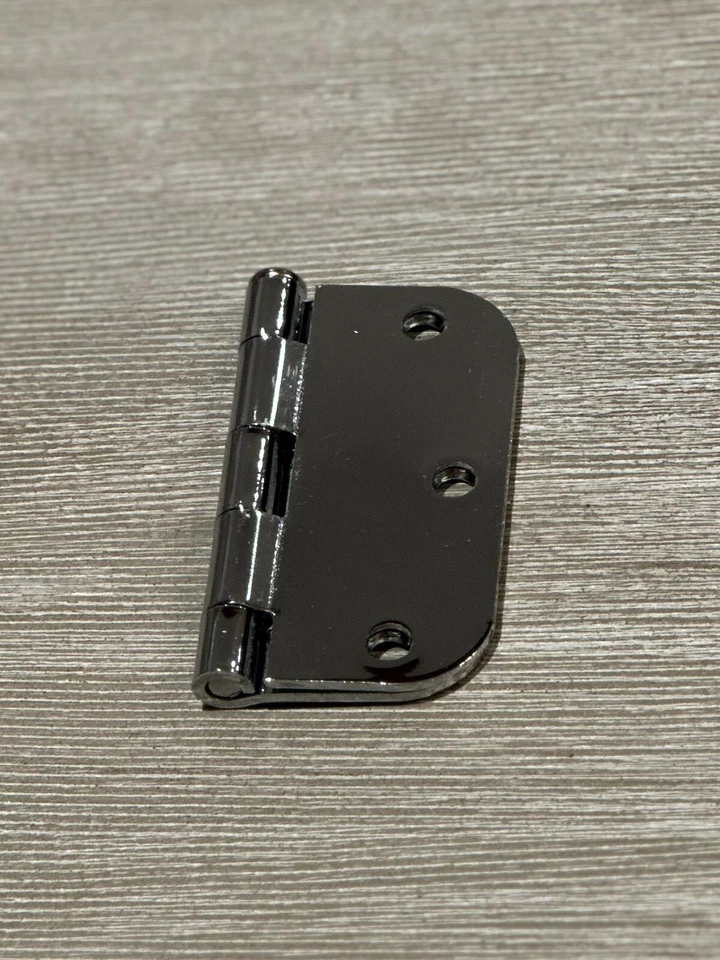 Schlage 3.5" x 3.5" cojinete liso 5/8" radio esquina mortaja bisagra - Paquete de 6 Foto 3 de 3