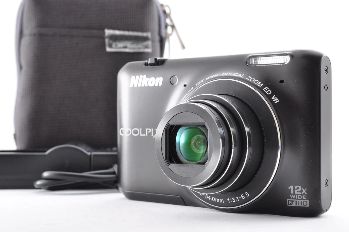 Nikon CoolPix S5100 Black Digital Camera 5x Zoom 12.2MP