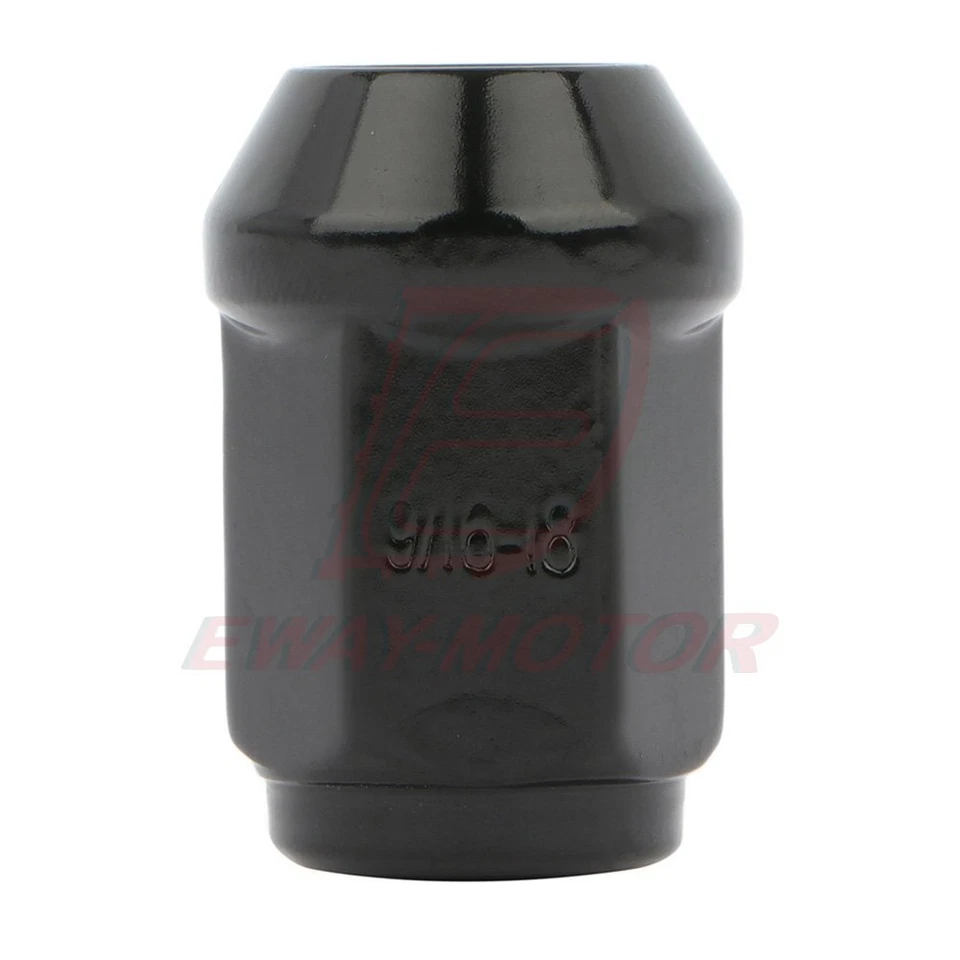 20 tuercas cerradas bellota negras 9/16"-18 para camioneta Chevrolet K20 K30 C20 C30 Foto 4 de 4