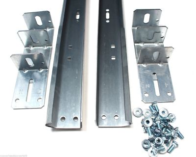#ad Garage Door Track For 8#x27; High Door Pair of Vertical Sections 88quot; in Length $95.00