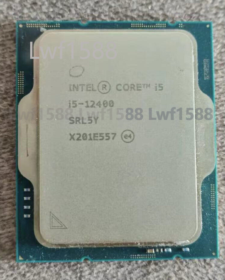 CPU Intel Core i5-12400 CPU LGA 1700 Intel Core i5-12400 Alder Lake 2.5GHz Six-Core LGA 1700
