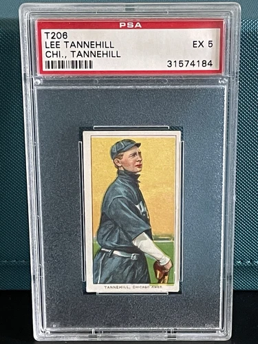 1909-1911 T206 Lee Tannehill Chicago AL Piedmont 350-460 PSA EX 5