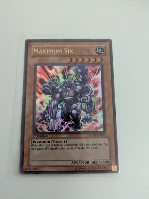 Yugioh Karte - Maximum Six LODT-DE097 Ultra Rare 1. Auflage